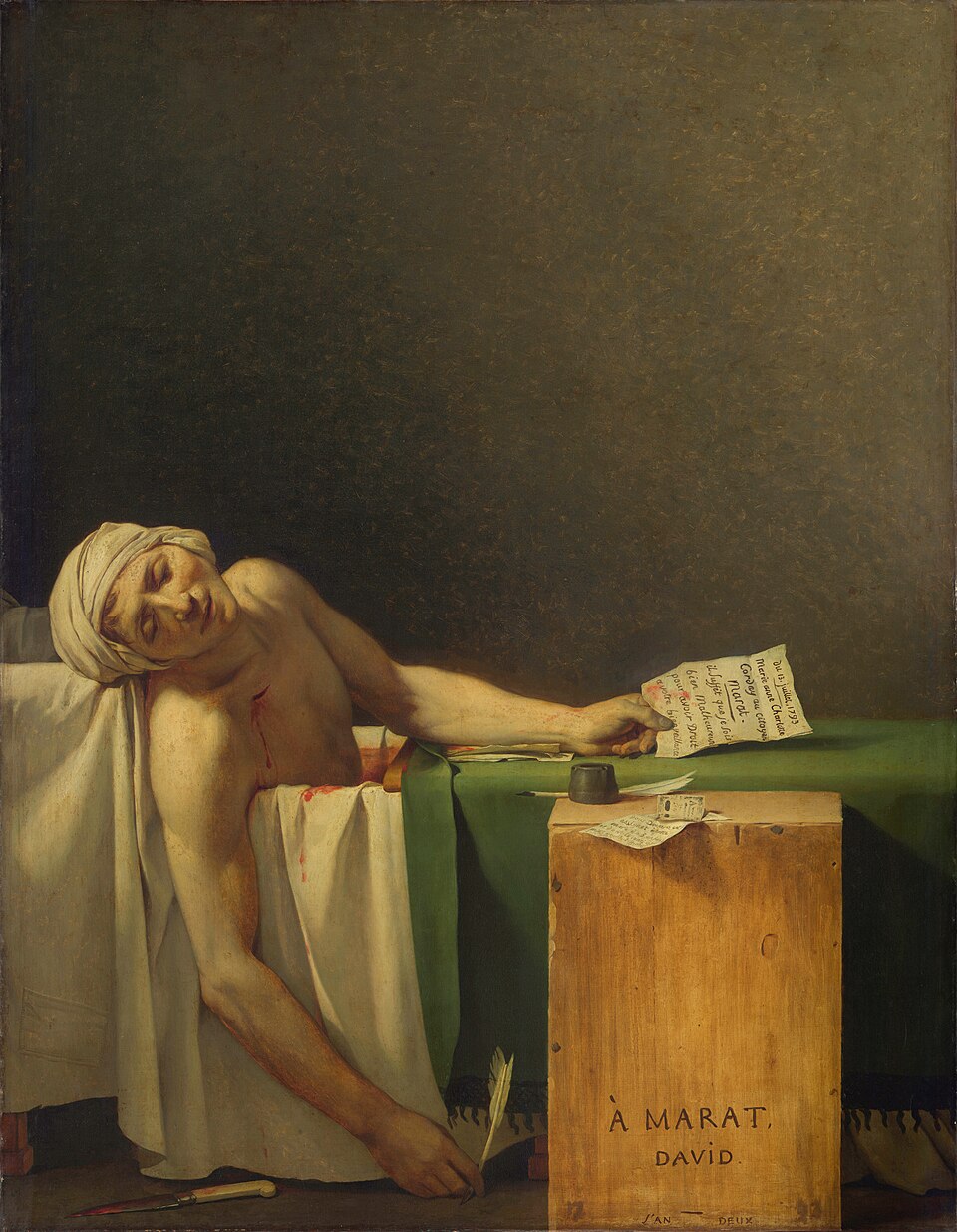 La morte di Marat di David