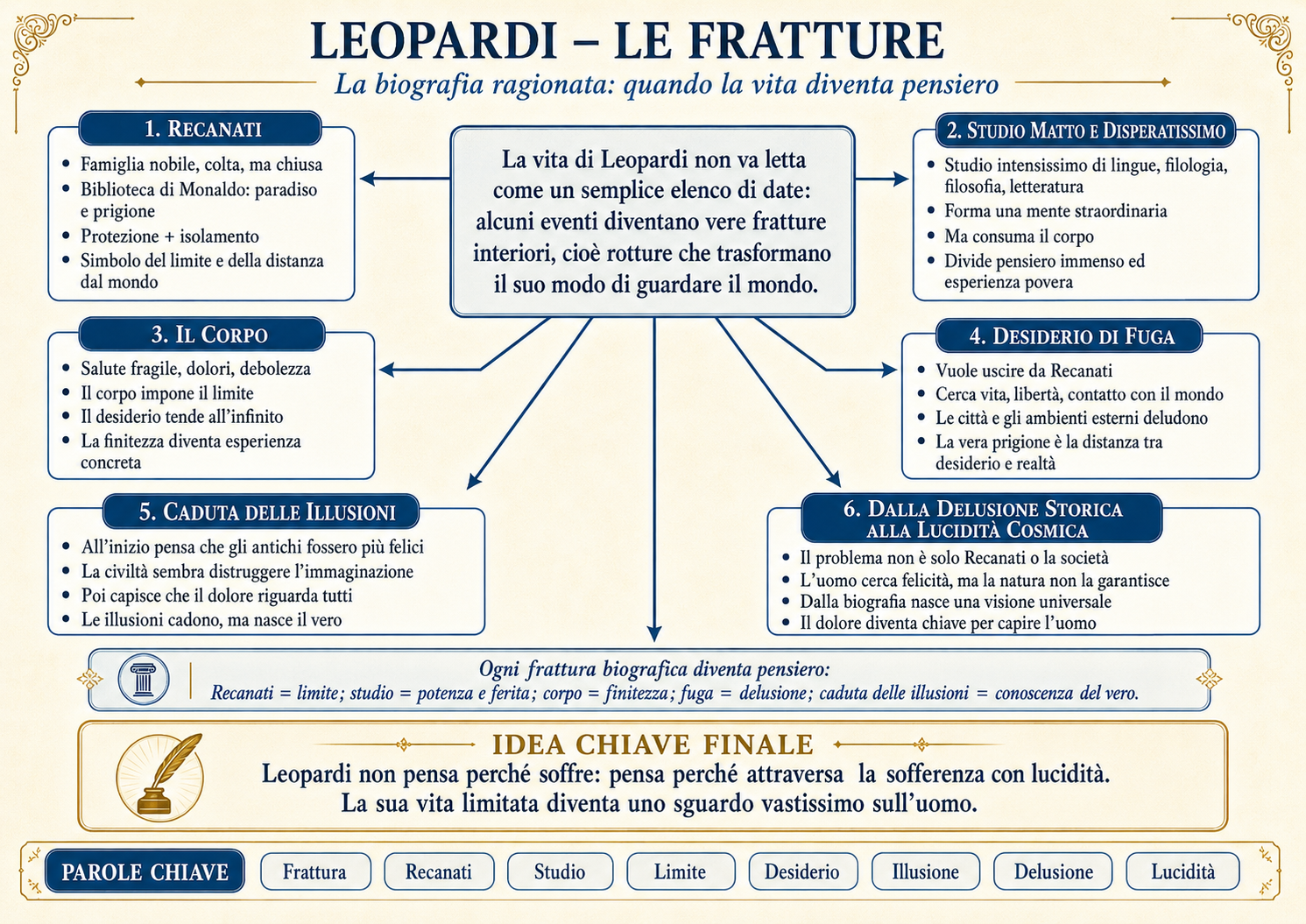 Mappa concettuale: Le fratture