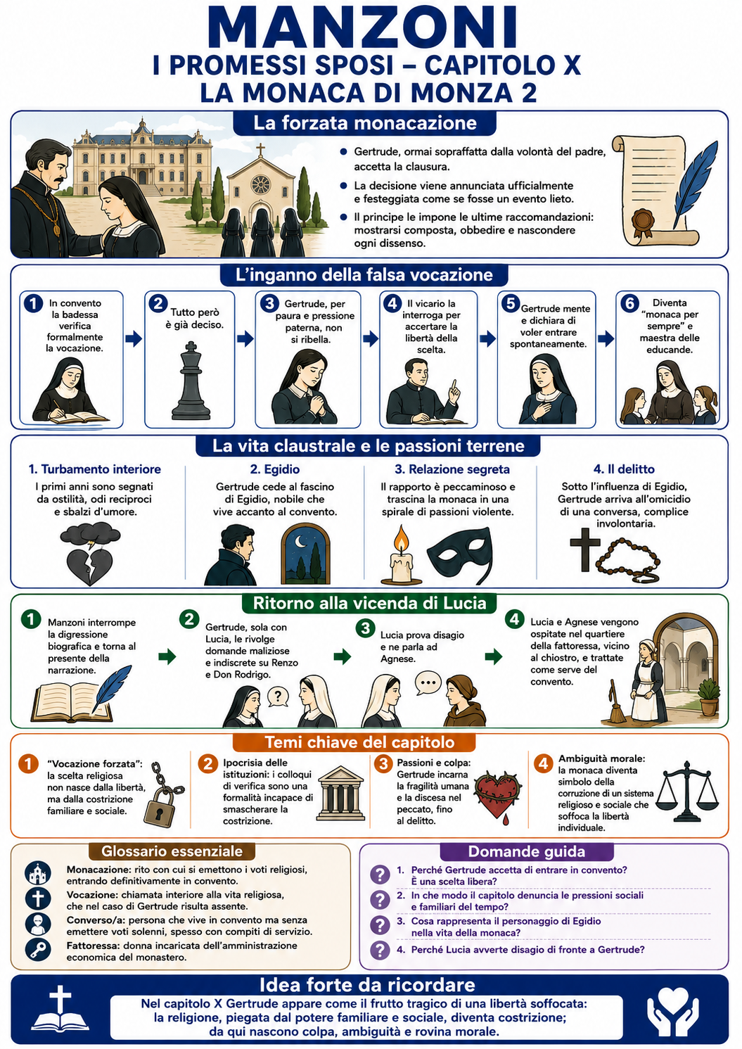 Mappa concettuale: Capitolo X